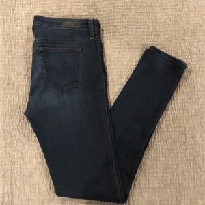 AG dark wash ankle jeans